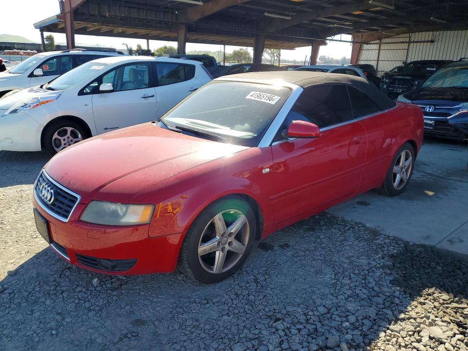 Auction sale of the 2003 Audi A4, vin: WAUAC48H83K015963, lot number: 41965196