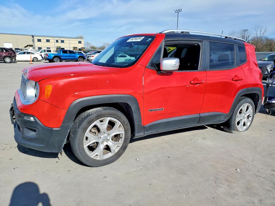 2018 Jeep Renegade მანქანა იყიდება აუქციონზე, vin: ZACCJADB6JPG97276, აუქციონის ნომერი: 46246096