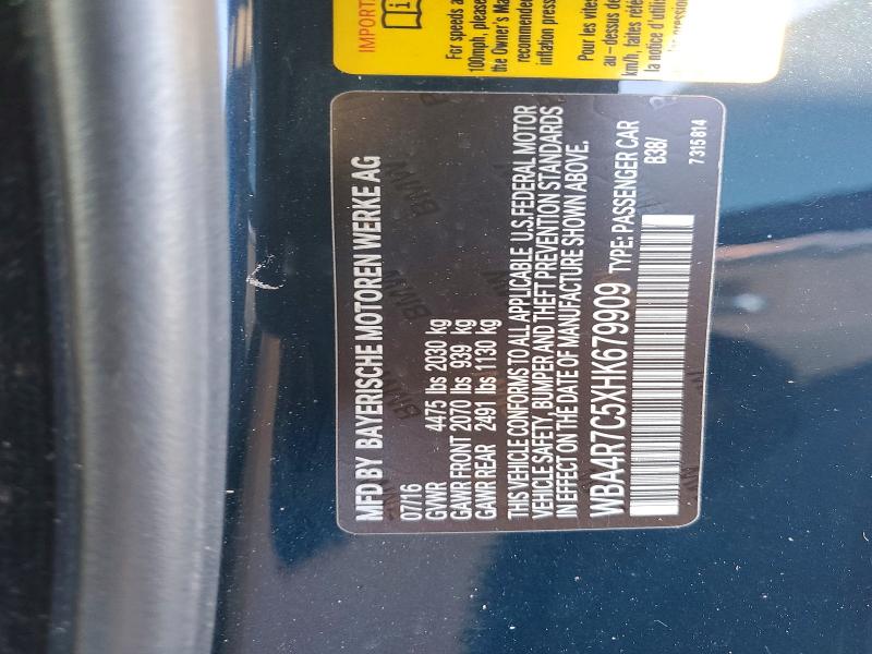 Aukcja sprzedaży 2017 Bmw 430i, vin: WBA4R7C5XHK679909, numer aukcji: 46181216
