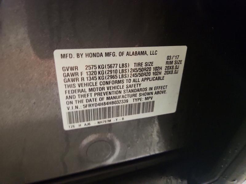 2017 Acura Mdx მანქანა იყიდება აუქციონზე, vin: 5FRYD4H84HB032339, აუქციონის ნომერი: 78962025