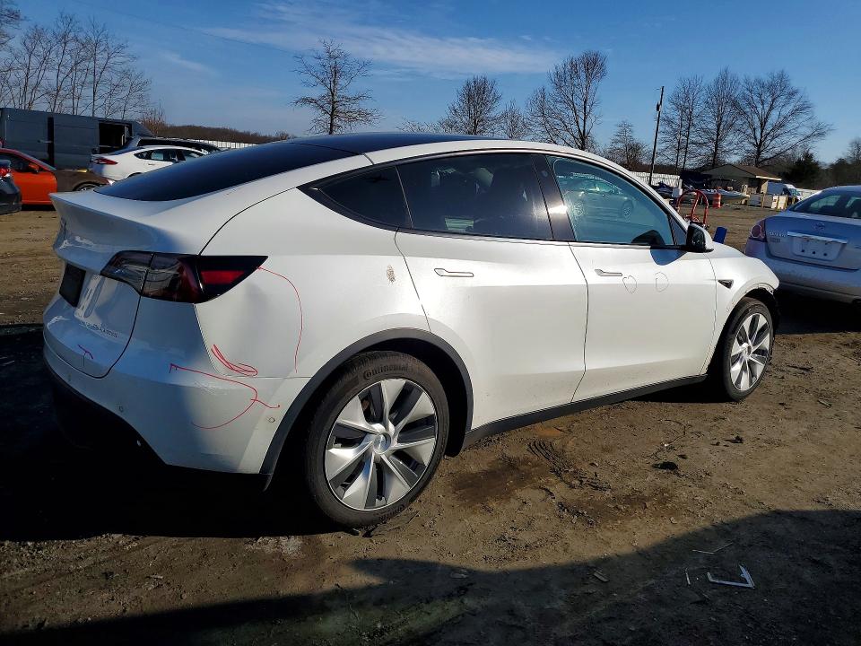 Продаж на аукціоні авто 2021 Tesla Model Y, vin: 5YJYGAEE0MF145541, номер лоту: 45443836