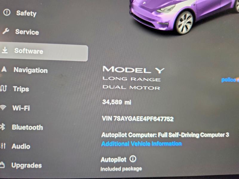 Продажа на аукционе авто 2023 Tesla Model Y, vin: 7SAYGAEE4PF647752, номер лота: 45513776