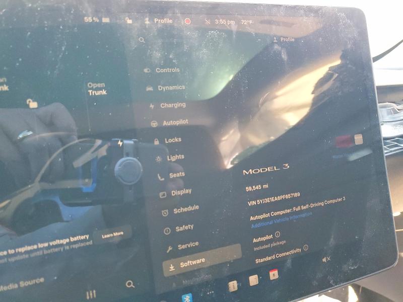 41760416 :رقم المزاد ، 5YJ3E1EA6PF657189 vin ، 2023 Tesla Model 3 مزاد بيع