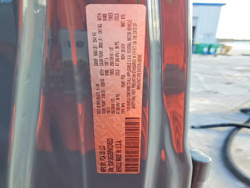 79385085 :رقم المزاد ، 1C4PJXEG5RW324503 vin ، 2024 Jeep Wrangler مزاد بيع