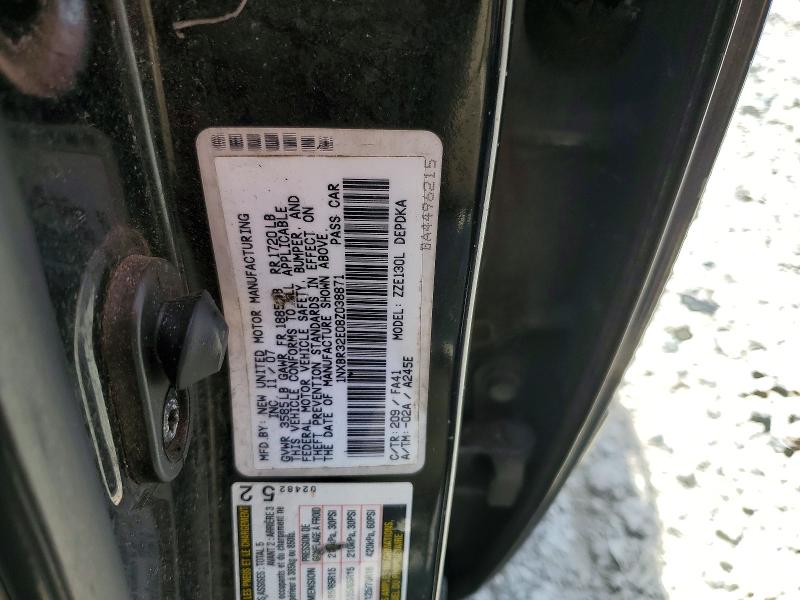 Продаж на аукціоні авто 2008 Toyota Corolla, vin: 1NXBR32E08Z038871, номер лоту: 47385636