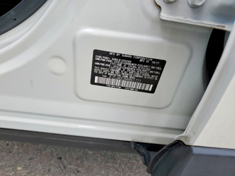 2017 Subaru Forester მანქანა იყიდება აუქციონზე, vin: JF2SJAGC8HH801723, აუქციონის ნომერი: 46435786