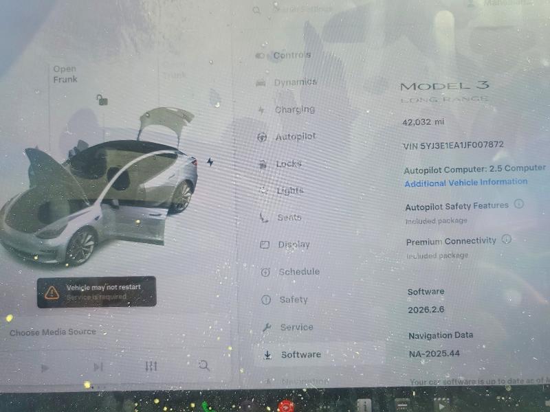 Продаж на аукціоні авто 2018 Tesla Model 3, vin: 5YJ3E1EA1JF007872, номер лоту: 46381106