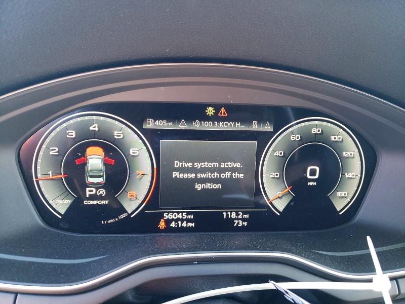 2023 Audi A4 მანქანა იყიდება აუქციონზე, vin: WAUEAAF49PN011057, აუქციონის ნომერი: 45602826