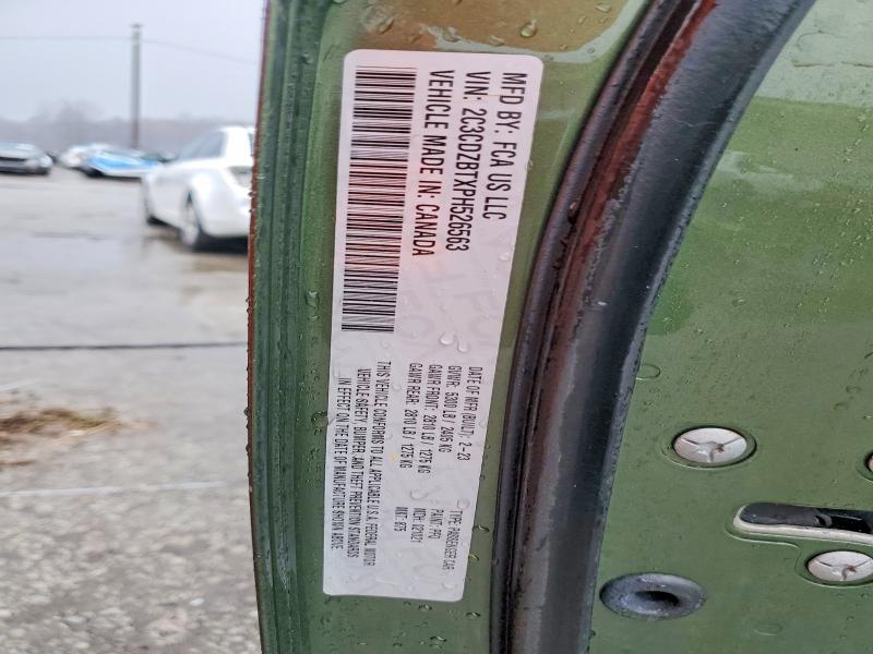 79761165 :رقم المزاد ، 2C3CDZBTXPH526563 vin ، 2023 Dodge Challenger مزاد بيع