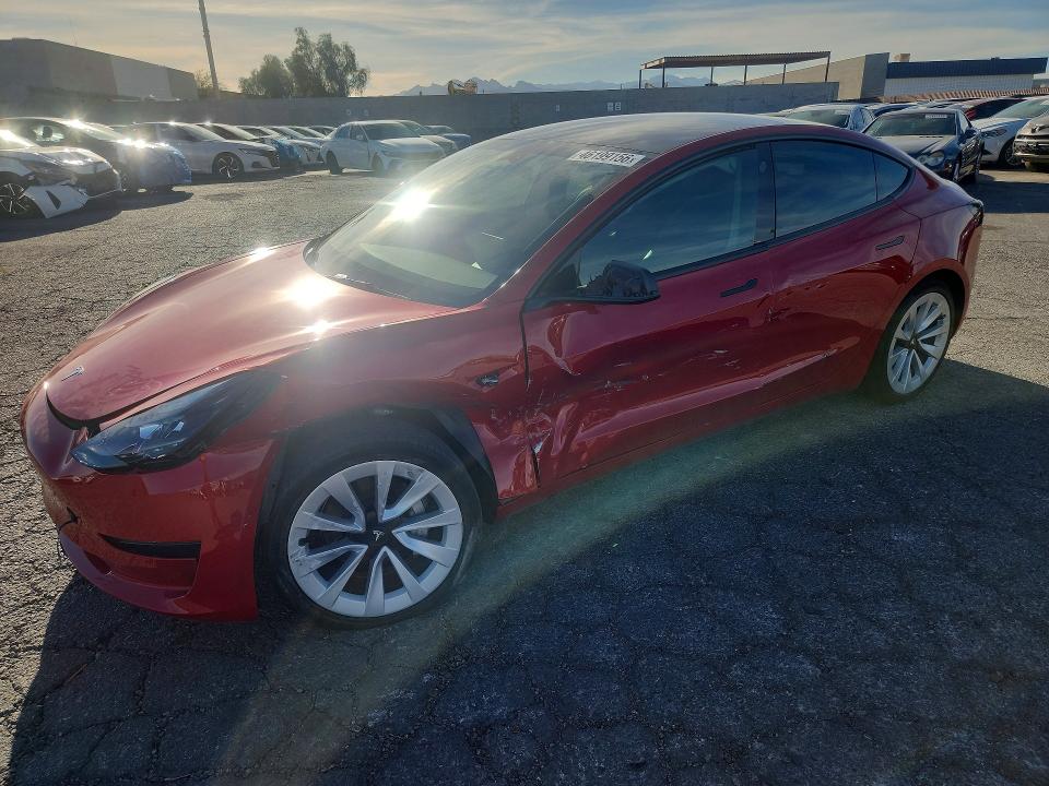 Aukcja sprzedaży 2022 Tesla Model 3, vin: 5YJ3E1EAXNF252868, numer aukcji: 46199156