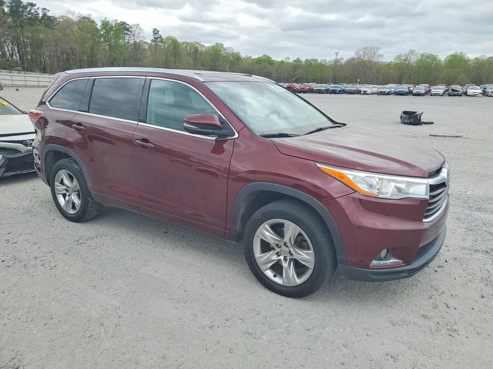 2014 Toyota Highlander მანქანა იყიდება აუქციონზე, vin: 5TDYKRFH8ES010827, აუქციონის ნომერი: 48254156