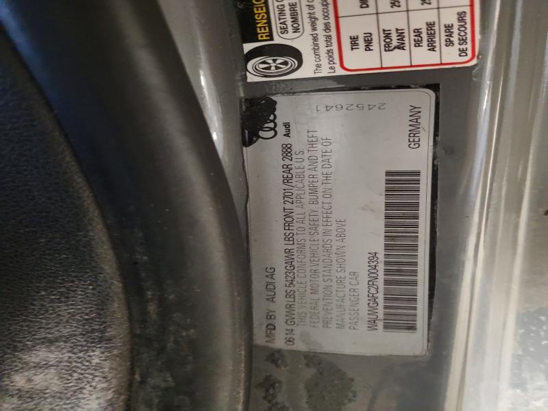 2015 Audi A7 მანქანა იყიდება აუქციონზე, vin: WAUWGAFC2FN004394, აუქციონის ნომერი: 46752786