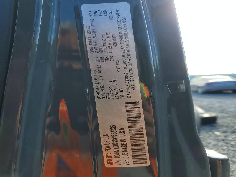 Продажа на аукционе авто 2025 Jeep Wrangler, vin: 1C4RJXDN8SW563235, номер лота: 47274826