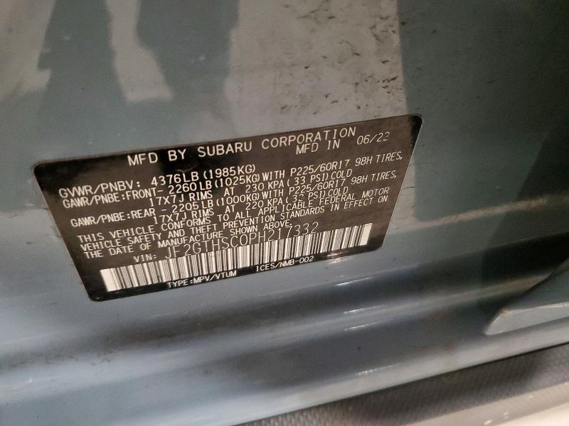Продаж на аукціоні авто 2023 Subaru Crosstrek, vin: JF2GTHSC0PH217332, номер лоту: 47003536