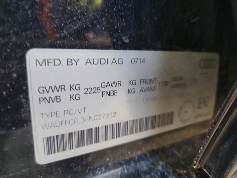 Продажа на аукционе авто 2015 Audi A4, vin: WAUFFCFL3FN007352, номер лота: 79803445