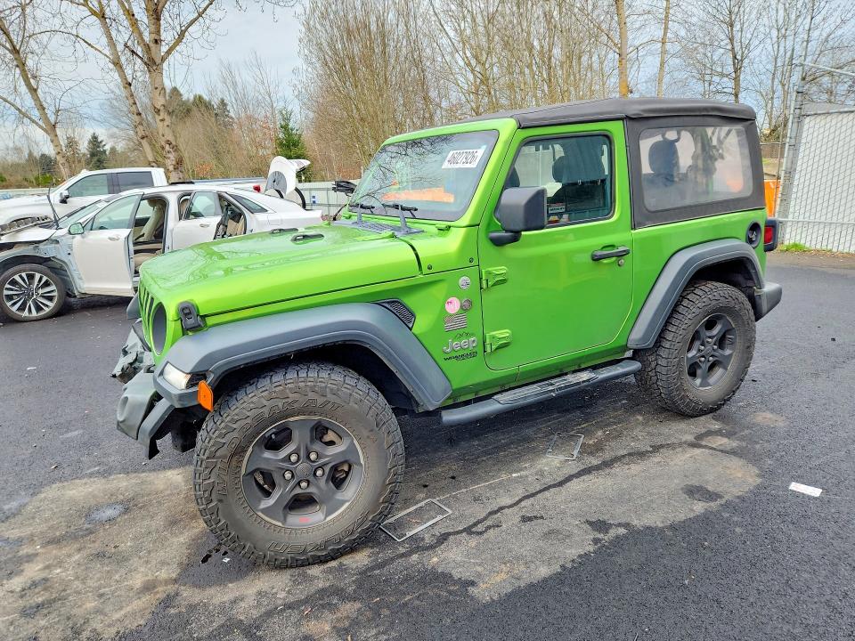 Продажа на аукционе авто 2019 Jeep Wrangler, vin: 1C4GJXAGXKW505897, номер лота: 46027926