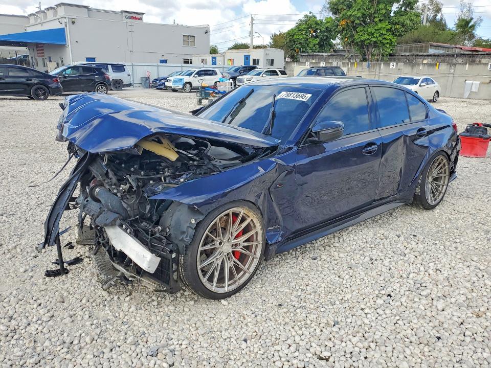 2022 Bmw M3 მანქანა იყიდება აუქციონზე, vin: WBS33AY0XNFM81189, აუქციონის ნომერი: 79813695