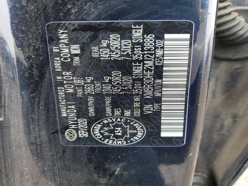 Aukcja sprzedaży 2021 Hyundai Palisade, vin: KM8R3DHE2MU213886, numer aukcji: 46578026