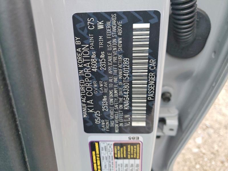 Aukcja sprzedaży 2026 Kia K5, vin: KNAG44J80T5401289, numer aukcji: 78920085