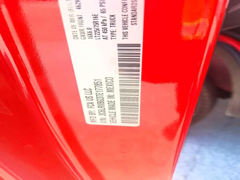 Продаж на аукціоні авто 2026 Ram Promaster 1500, vin: 3C6LRVBG3TE177851, номер лоту: 47033696