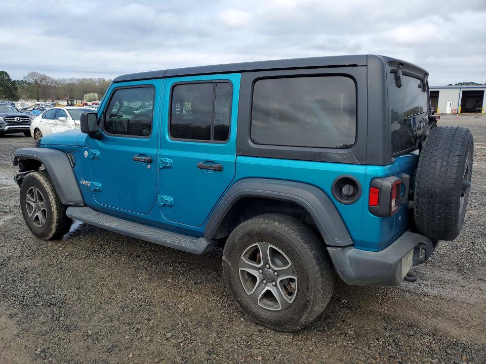 2020 Jeep Wrangler Unlimited მანქანა იყიდება აუქციონზე, vin: 1C4HJXDG0LW206937, აუქციონის ნომერი: 45475906