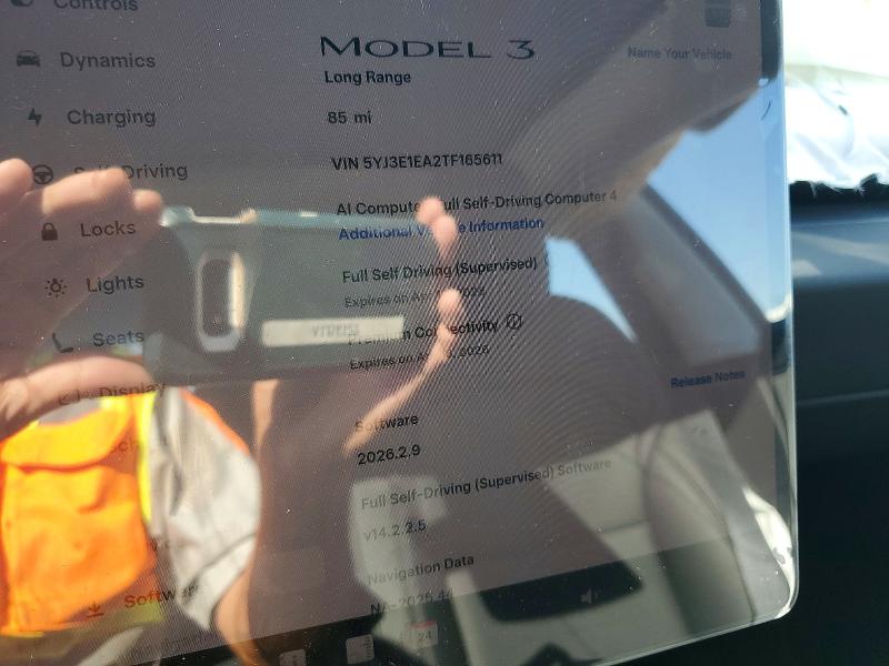 46959556 :رقم المزاد ، 5YJ3E1EA2TF165611 vin ، 2026 Tesla Model 3 مزاد بيع