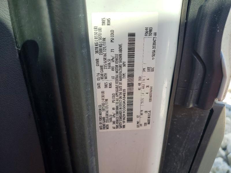 Aukcja sprzedaży 2016 Ford Transit, vin: 1FMZK1CG3GKA94935, numer aukcji: 79893565