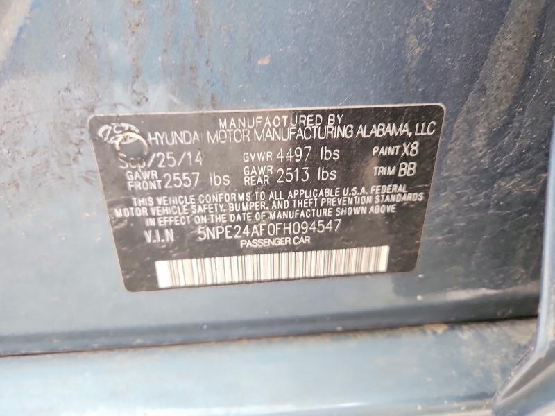 Aukcja sprzedaży 2015 Hyundai Sonata, vin: 5NPE24AF0FH094547, numer aukcji: 47522206