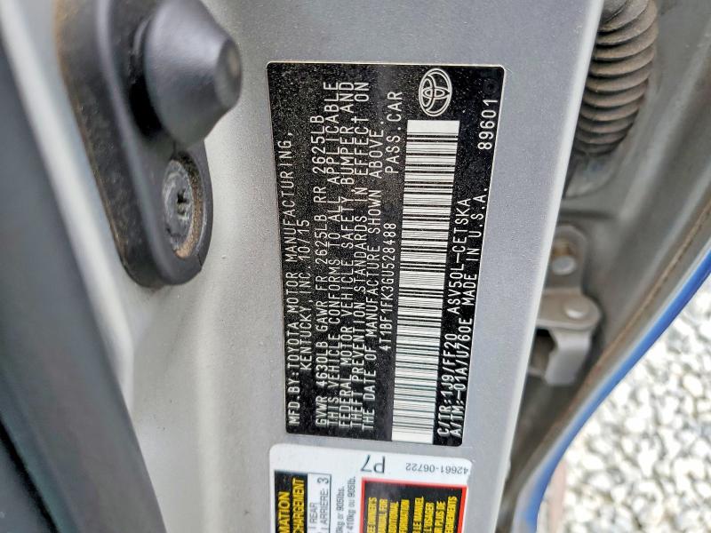 Продажа на аукционе авто 2016 Toyota Camry, vin: 4T1BF1FK3GU528488, номер лота: 42060176