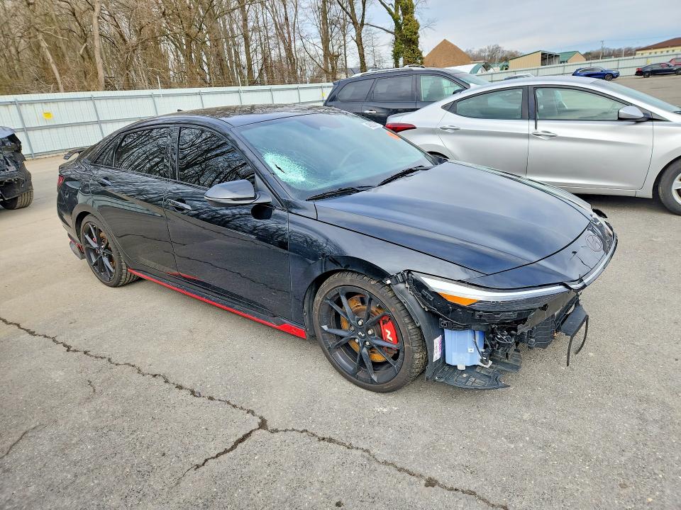 46622036 :رقم المزاد ، KMHLW4DK4RU022194 vin ، 2024 Hyundai Elantra N مزاد بيع