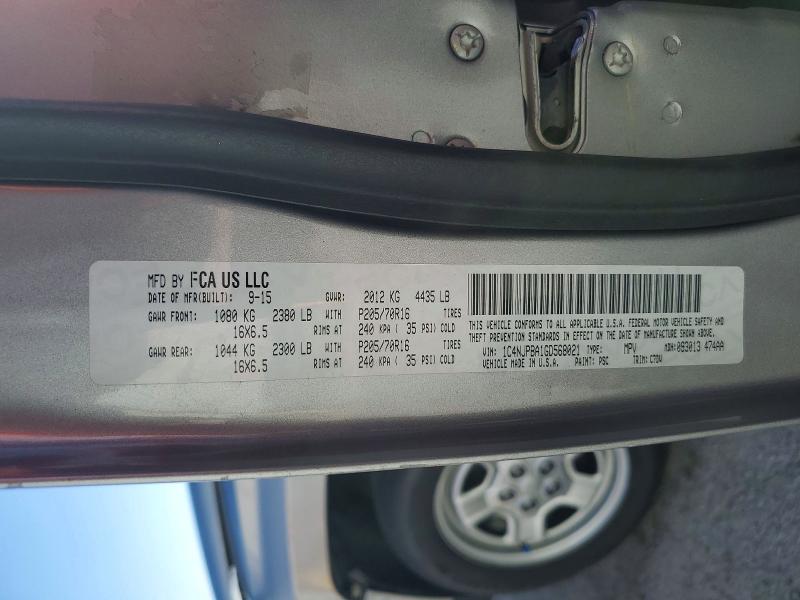 47210796 :رقم المزاد ، 1C4NJPBA1GD568021 vin ، 2016 Jeep Patriot مزاد بيع