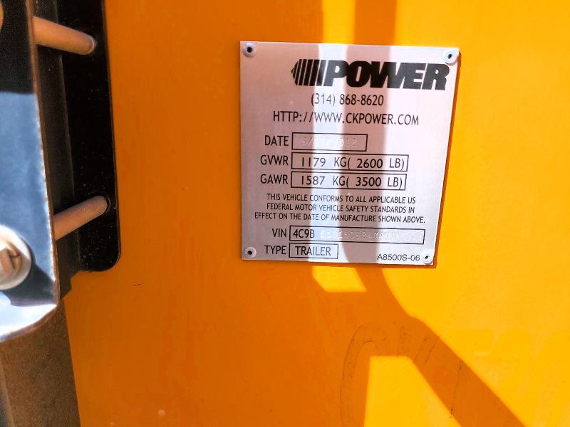 2012 Ck Power Generator მანქანა იყიდება აუქციონზე, vin: 4C9BE1018CS247471, აუქციონის ნომერი: 79018075