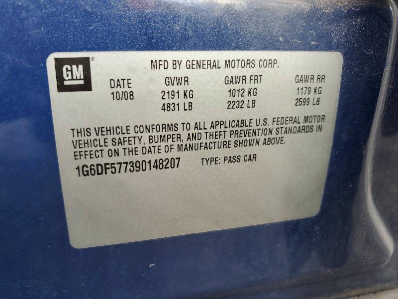 Продаж на аукціоні авто 2009 Cadillac Cts, vin: 1G6DF577390148207, номер лоту: 47294776
