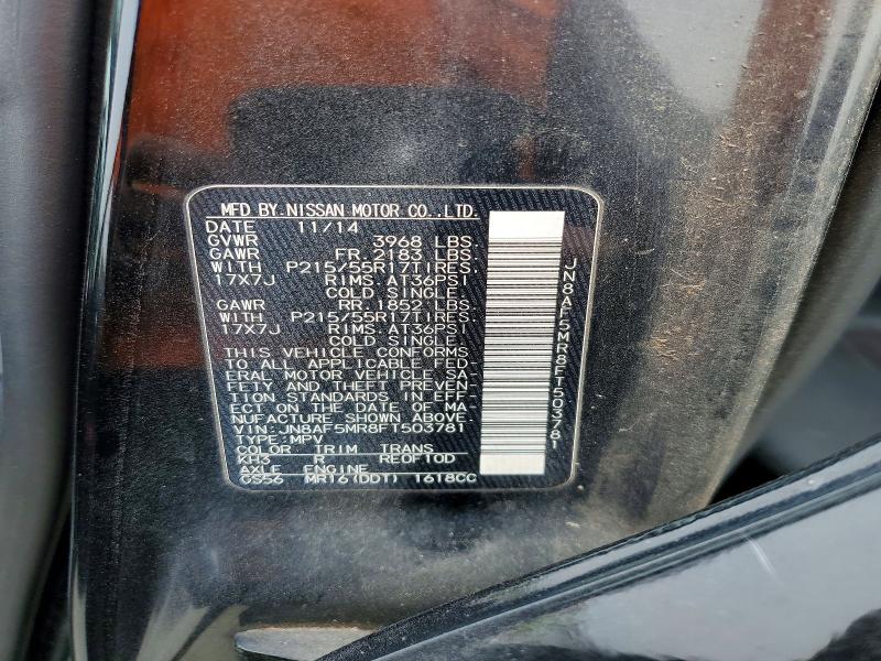 Aukcja sprzedaży 2015 Nissan Juke, vin: JN8AF5MR8FT503781, numer aukcji: 79580125