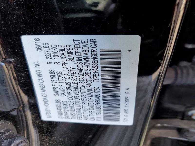 Продаж на аукціоні авто 2019 Acura Tlx, vin: 19UUB3F68KA001730, номер лоту: 77198945