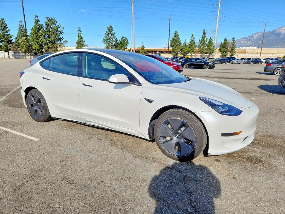 2022 Tesla Model 3 მანქანა იყიდება აუქციონზე, vin: 5YJ3E1EA9NF157153, აუქციონის ნომერი: 41609716
