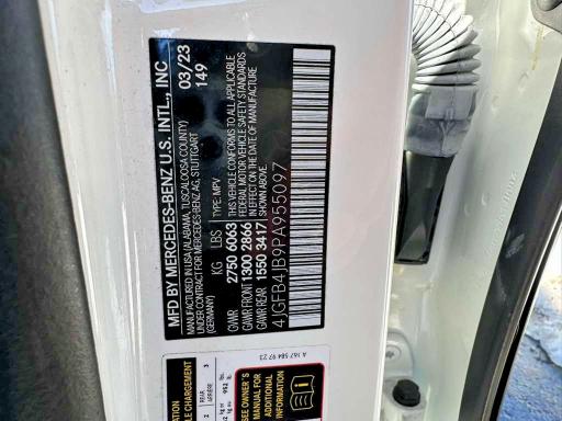 Aukcja sprzedaży 2023 Mercedes-benz Gle, vin: 4JGFB4JB9PA955097, numer aukcji: 78113965