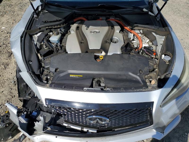 2014 Infiniti Q50 Hybrid მანქანა იყიდება აუქციონზე, vin: JN1AV7AP7EM691024, აუქციონის ნომერი: 79618805