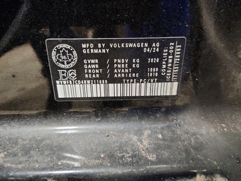 Продаж на аукціоні авто 2024 Volkswagen Golf R, vin: WVWFB7CD4RW211689, номер лоту: 46694166