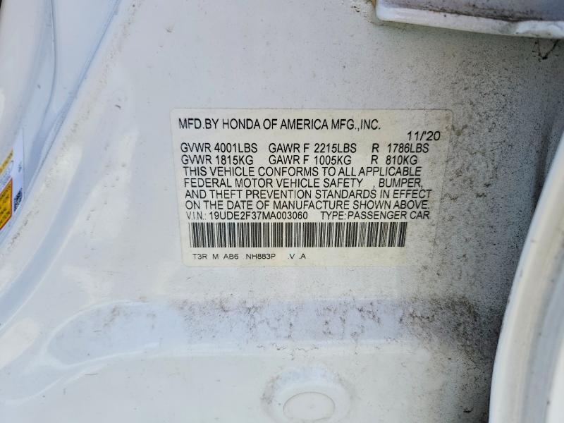 Продаж на аукціоні авто 2021 Acura Ilx, vin: 19UDE2F37MA003060, номер лоту: 47262646