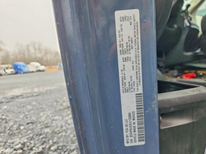 Aukcja sprzedaży 2020 Ram Promaster 3500, vin: 3C6URVJGXLE133884, numer aukcji: 41736346