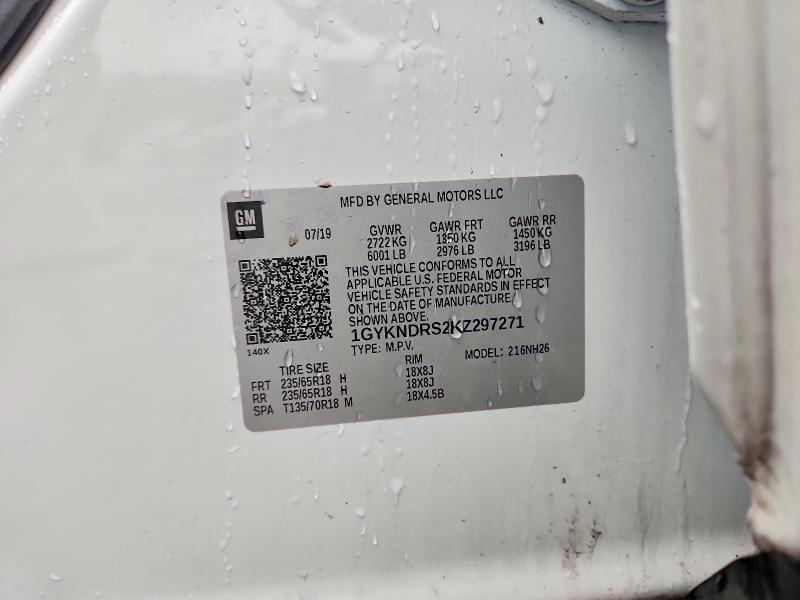 Aukcja sprzedaży 2019 Cadillac Xt5, vin: 1GYKNDRS2KZ297271, numer aukcji: 79602575