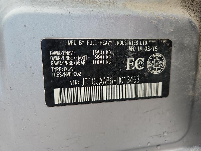 Продаж на аукціоні авто 2015 Subaru Impreza, vin: JF1GJAA66FH013453, номер лоту: 47508596
