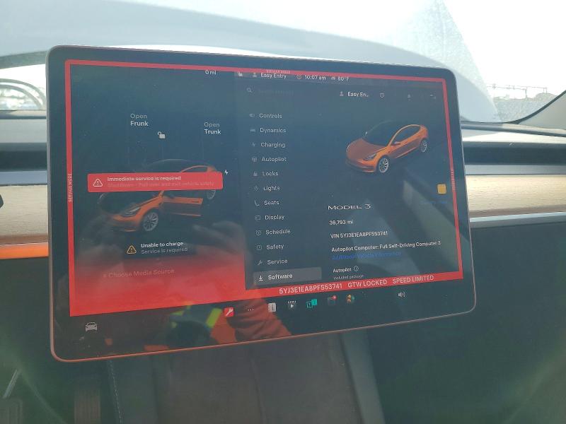 Продажа на аукционе авто 2023 Tesla Model 3, vin: 5YJ3E1EA8PF553741, номер лота: 47788816
