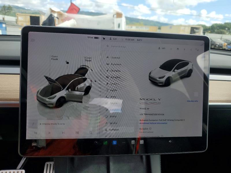 Aukcja sprzedaży 2022 Tesla Model Y, vin: 7SAYGDEFXNF411436, numer aukcji: 79304305