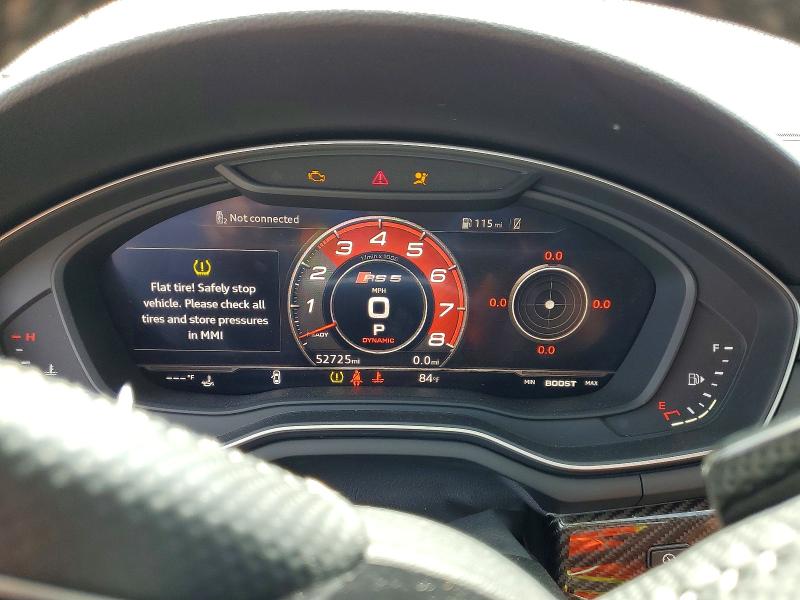 2019 Audi Rs5 მანქანა იყიდება აუქციონზე, vin: WUABWCF52KA900698, აუქციონის ნომერი: 46766396