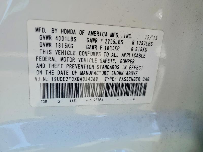 Продажа на аукционе авто 2016 Acura Ilx, vin: 19UDE2F3XGA024389, номер лота: 46378606