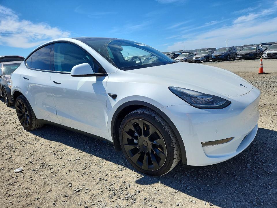 79523025 :رقم المزاد ، 5YJYGDEE7MF200097 vin ، 2021 Tesla Model Y مزاد بيع