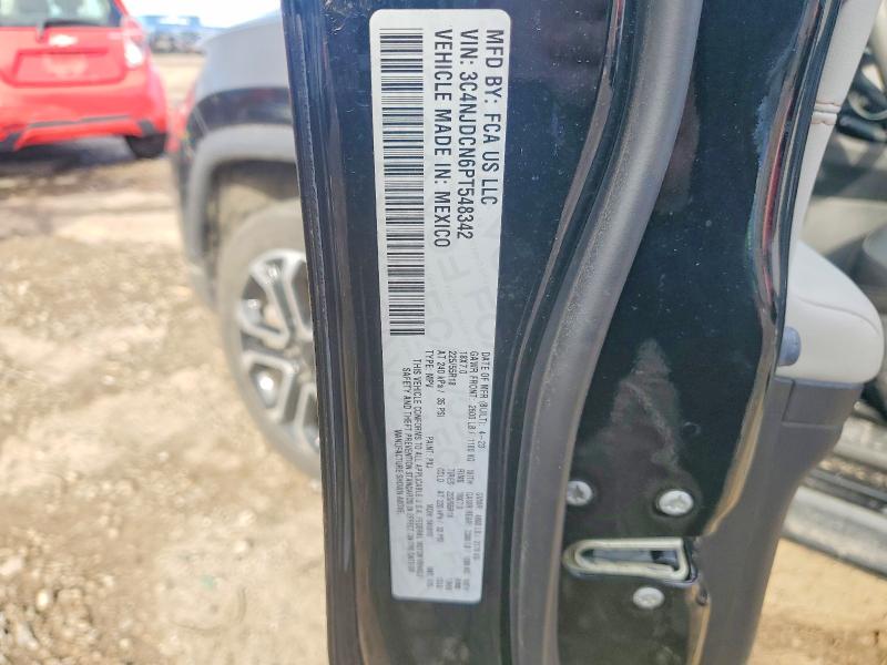 47038436 :رقم المزاد ، 3C4NJDCN6PT548342 vin ، 2023 Jeep Compass مزاد بيع
