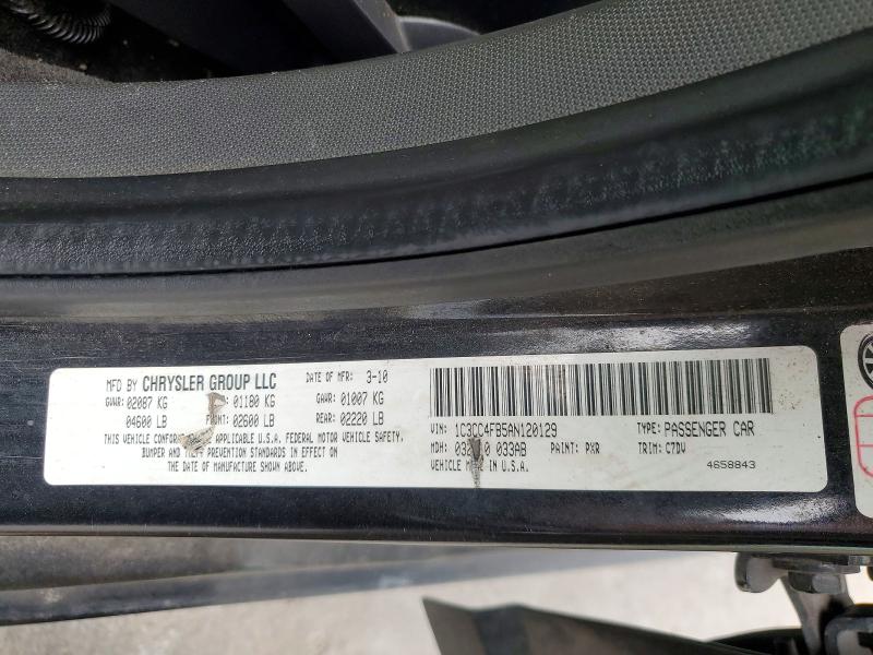 78859745 :رقم المزاد ، 1C3CC4FB5AN120129 vin ، 2010 Chrysler Sebring مزاد بيع